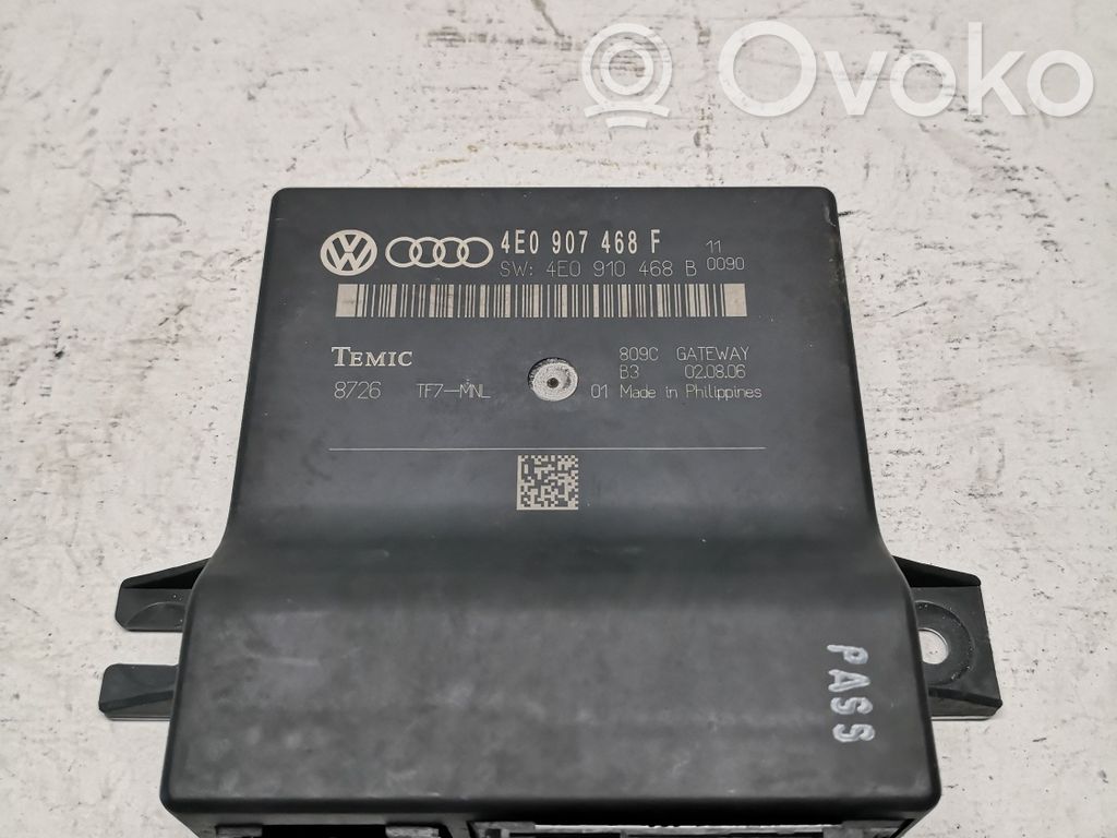 Audi A8 S8 D3 4E Other control units/modules 