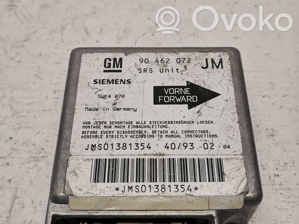 Opel Vectra A Airbag control unit/module 