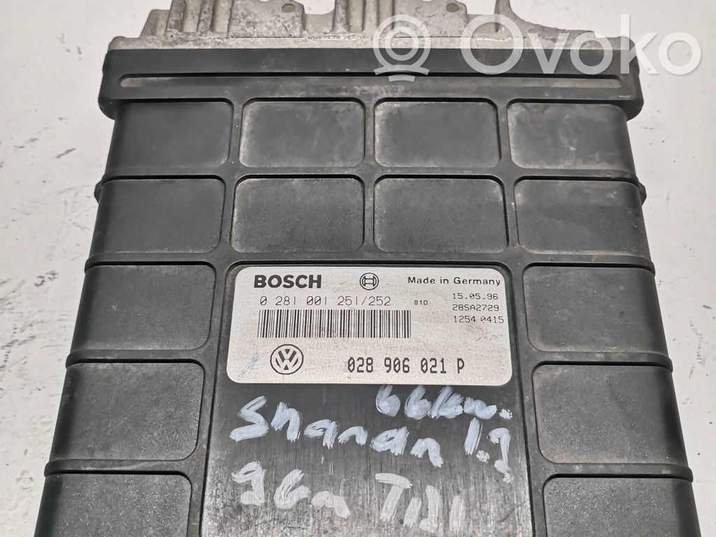 Volkswagen Sharan Engine control unit/module 