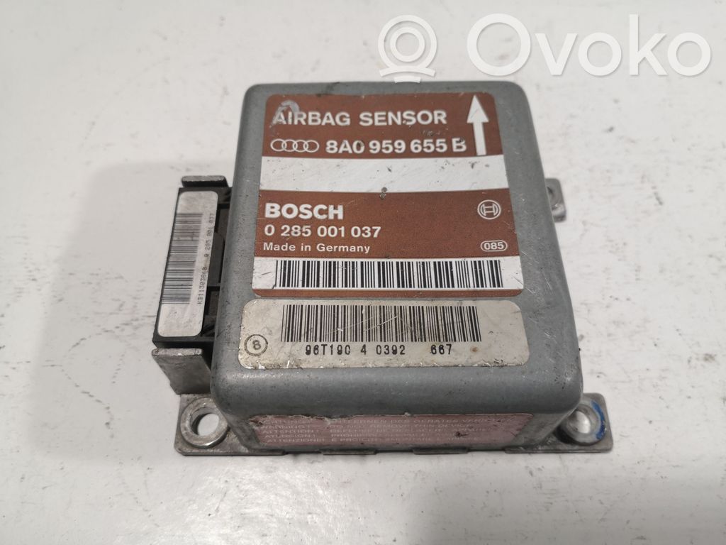 Airbag control unit/module   8A0959655B,0285001037