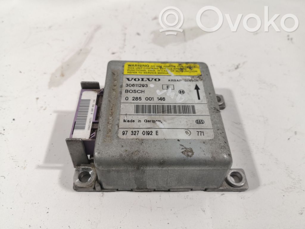 Volvo S40, V40 Airbag control unit/module 