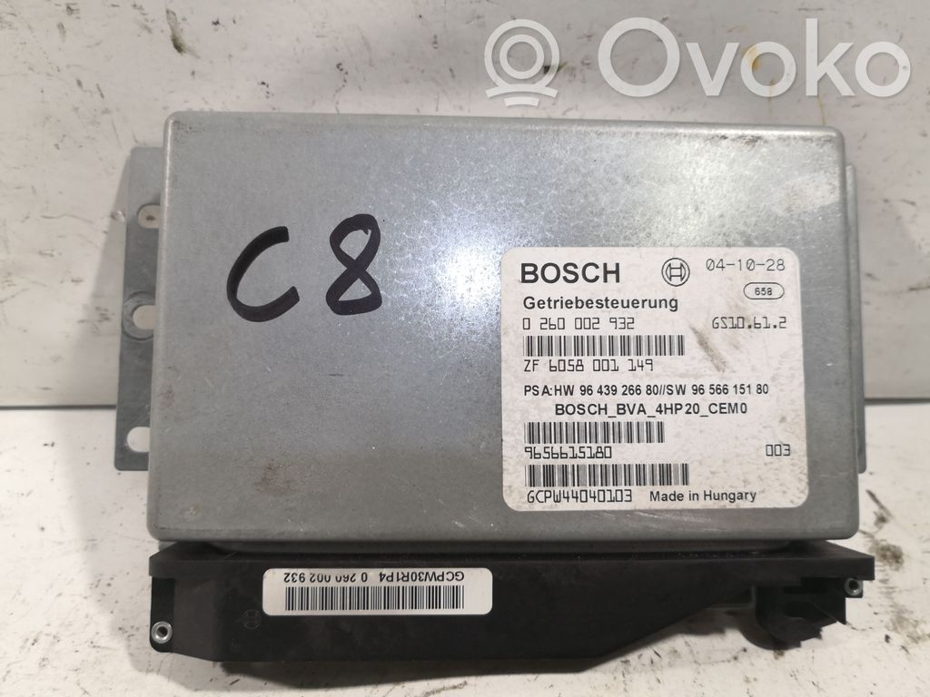 Citroen C8 Gearbox control unit/module 