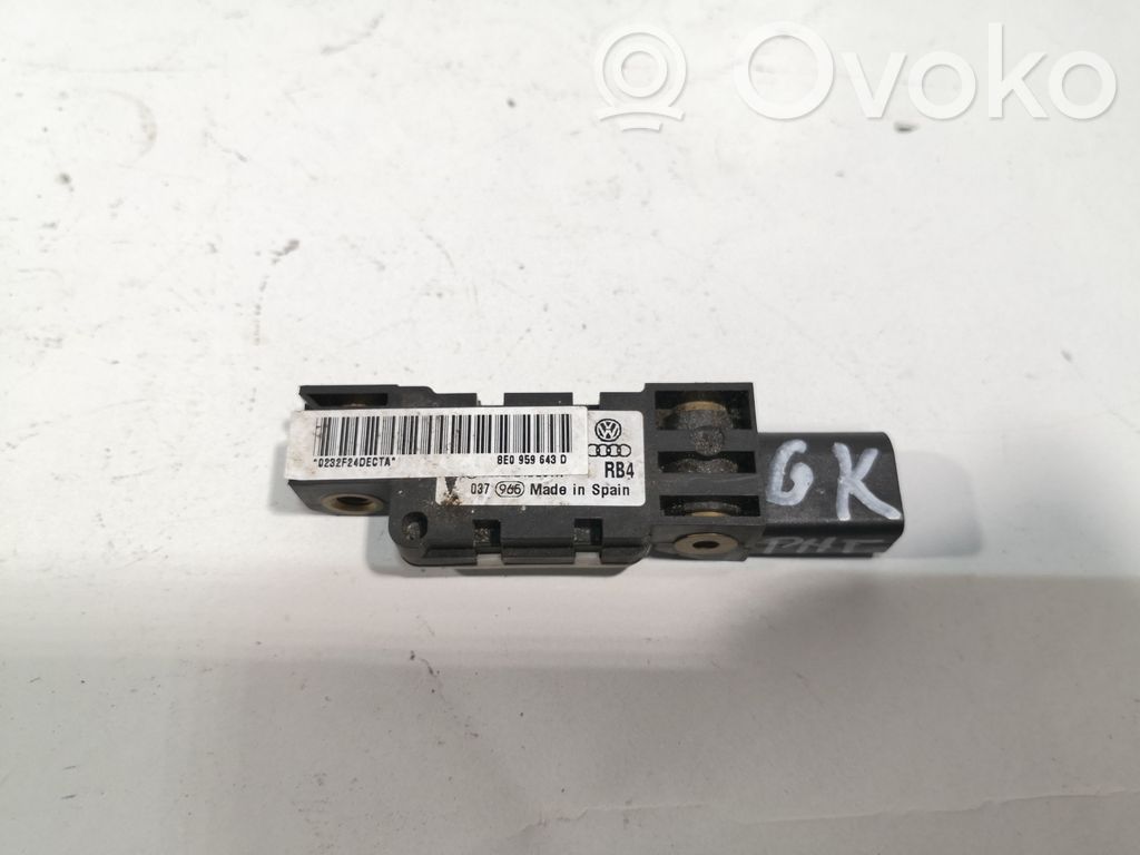 Volkswagen Phaeton Airbag deployment crash/impact sensor 