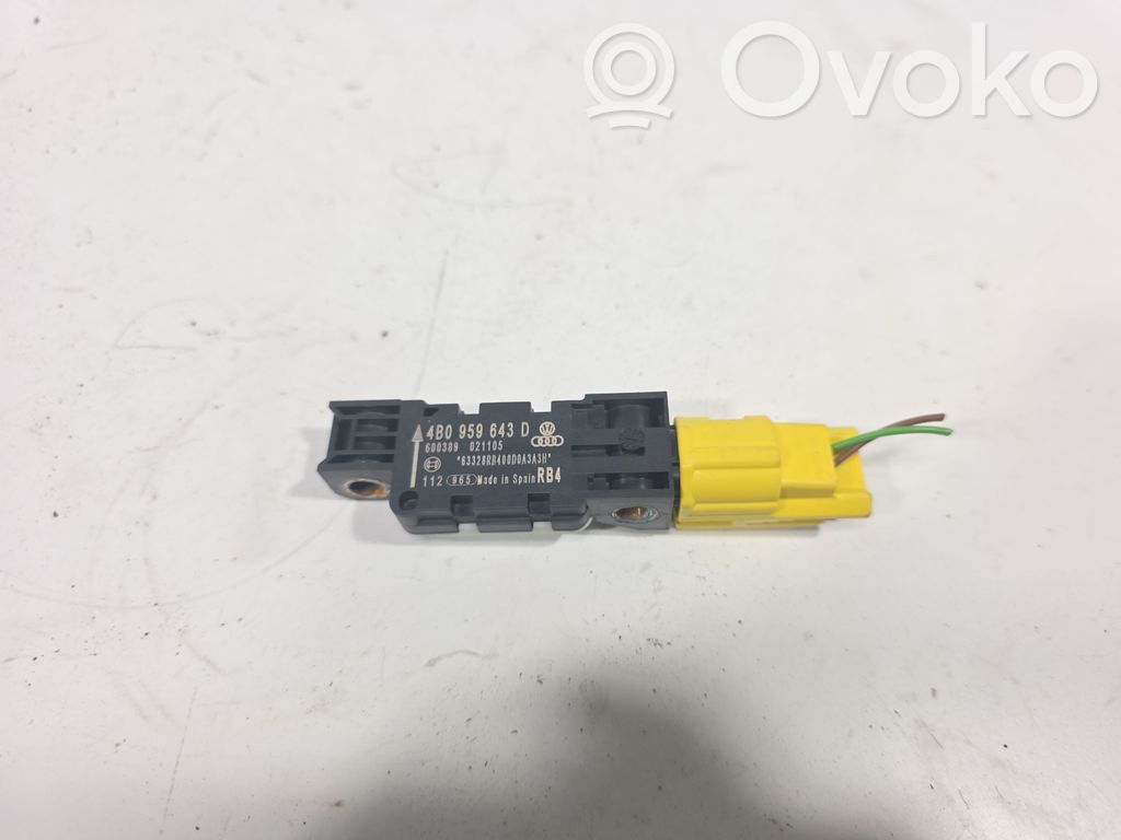 Audi A8 S8 D3 4E Sensore d’urto/d'impatto apertura airbag 