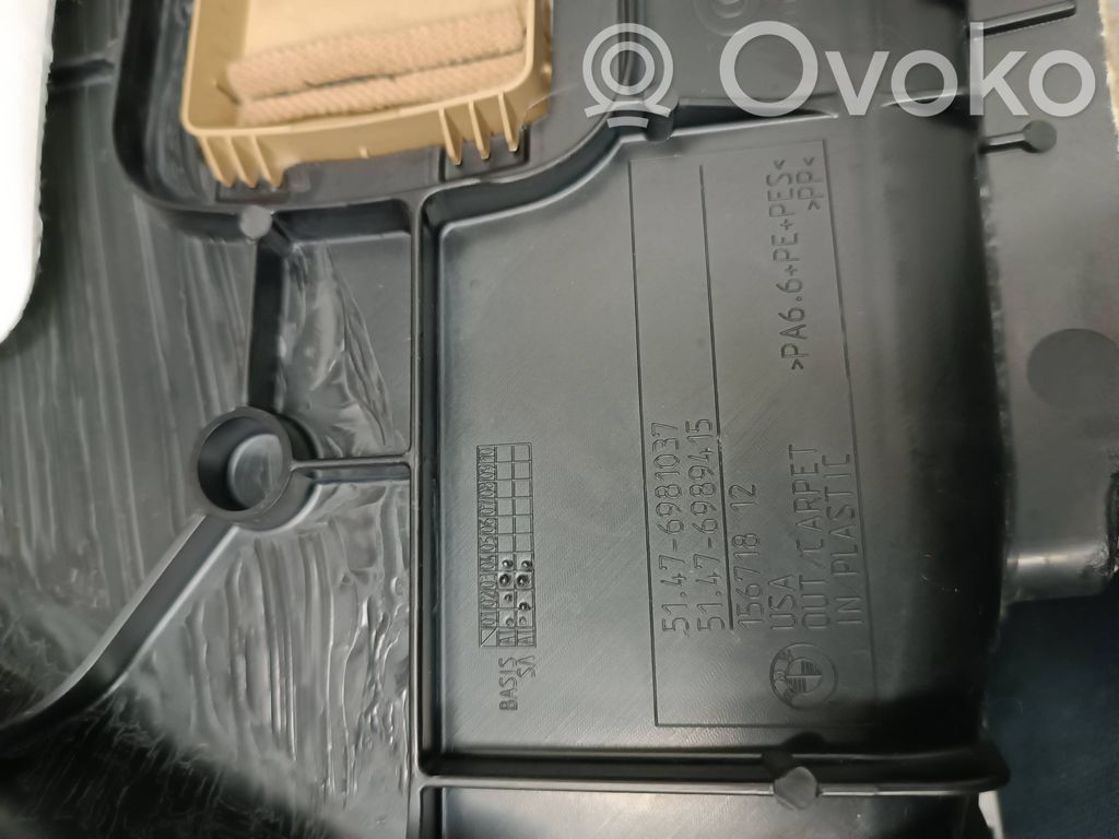 BMW X6 E71 Dolny panel schowka koła zapasowego 