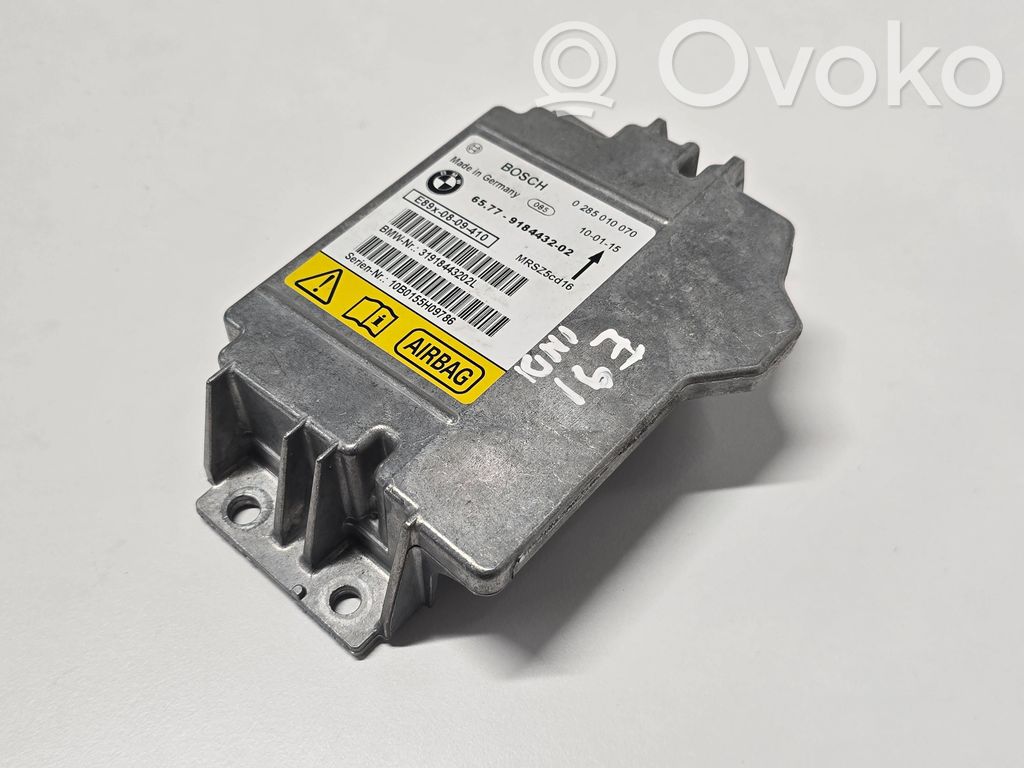 Airbag control unit/module   9184432,0285010070,31918443202L