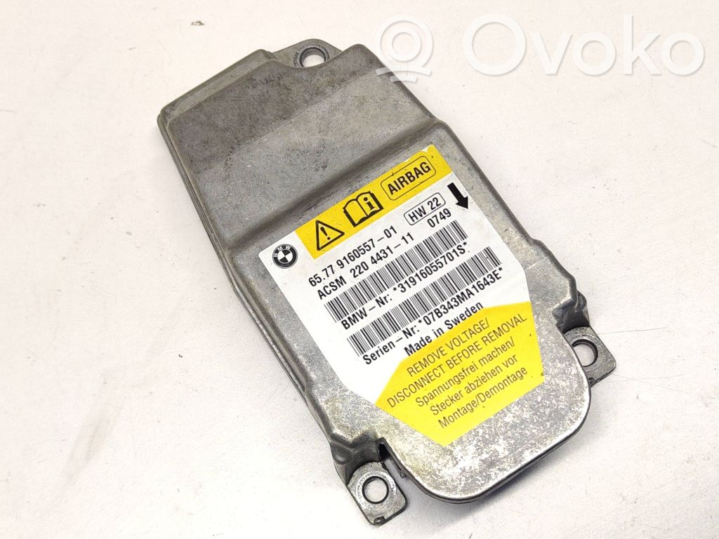 Airbag control unit/module   9160557,31916055701,2204431,65779160557