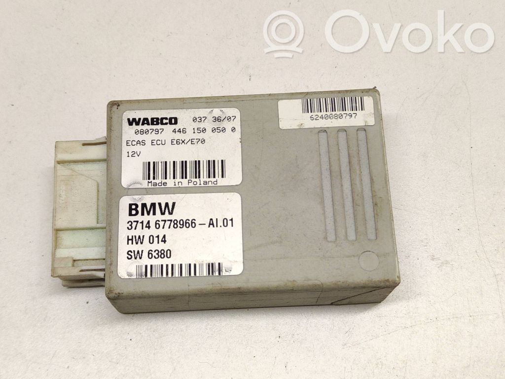 BMW X5 E70 Air suspension control unit module (rear) 