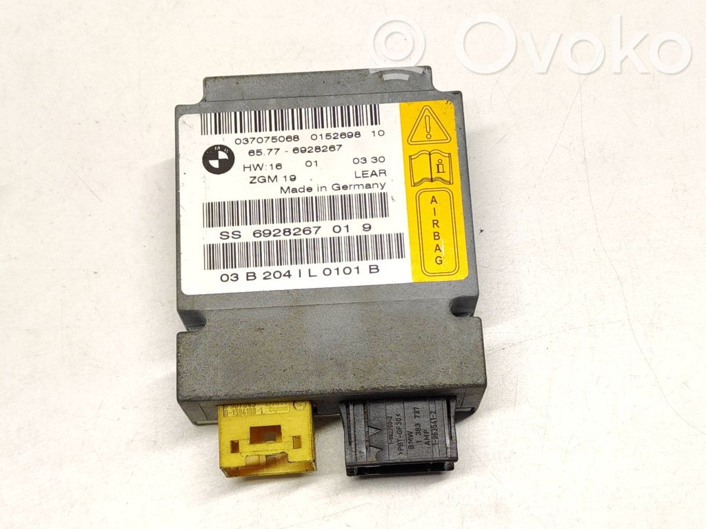 BMW 7 E65 E66 Unidad de control/módulo del Airbag 