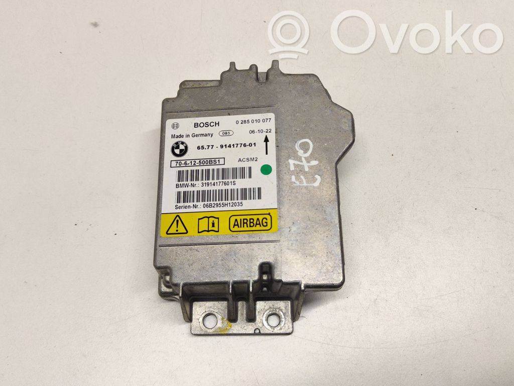 BMW X5 E70 Airbag control unit/module 