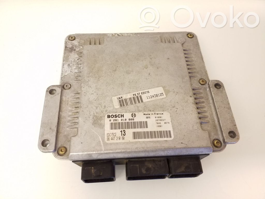 Engine control unit/module   0281010808,9644721080
