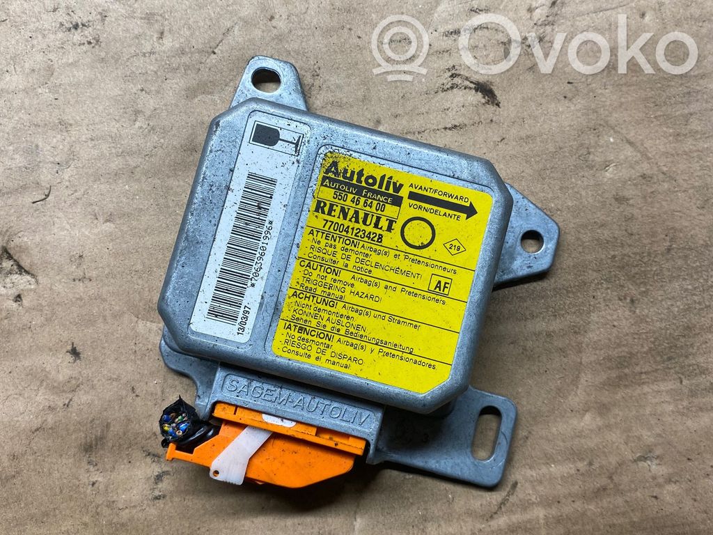 Airbag control unit/module   7700412342B,550466400