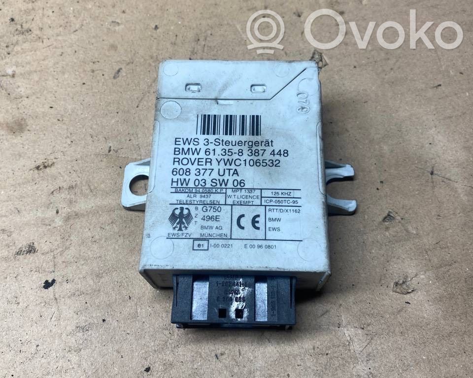 BMW 5 E39 Moduł / Sterownik immobilizera 