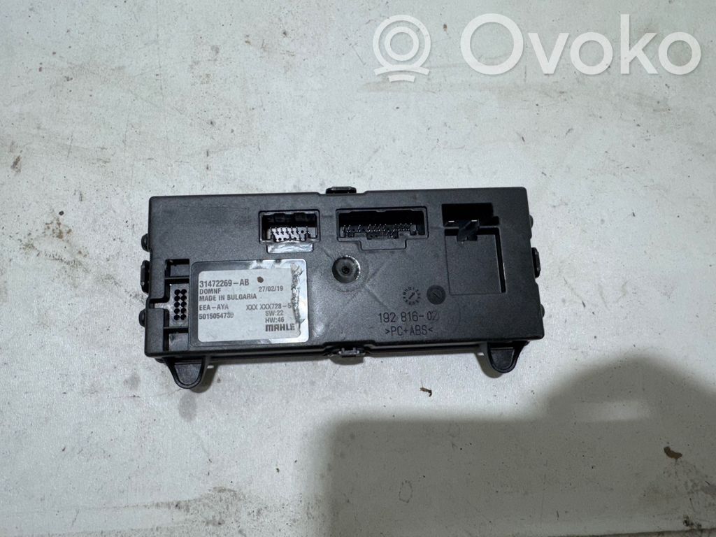 Volvo XC60 Climate control unit 