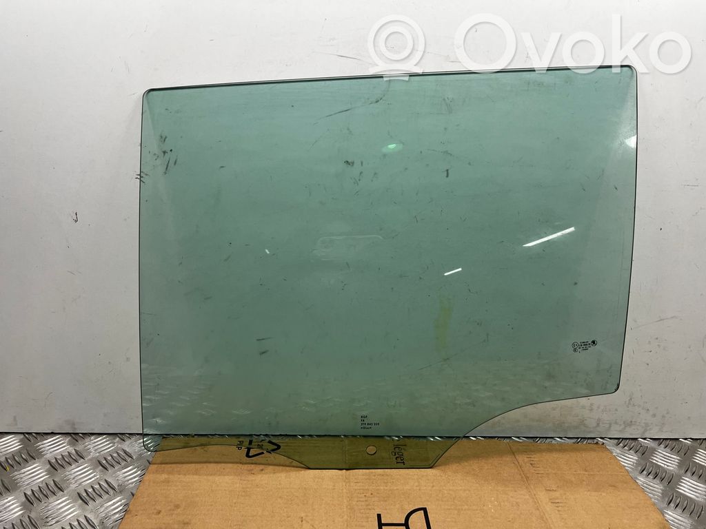 Skoda Superb B6 (3T) Rear door window glass 
