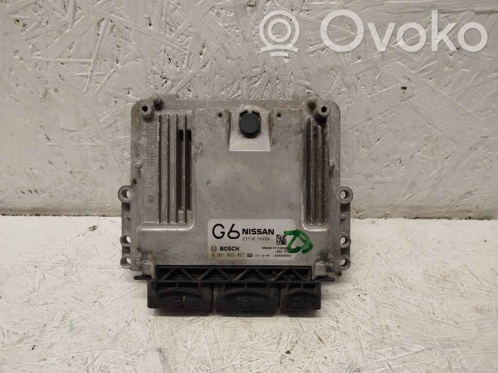 Engine control unit/module   23710HX49A,1039S95541,0281032827