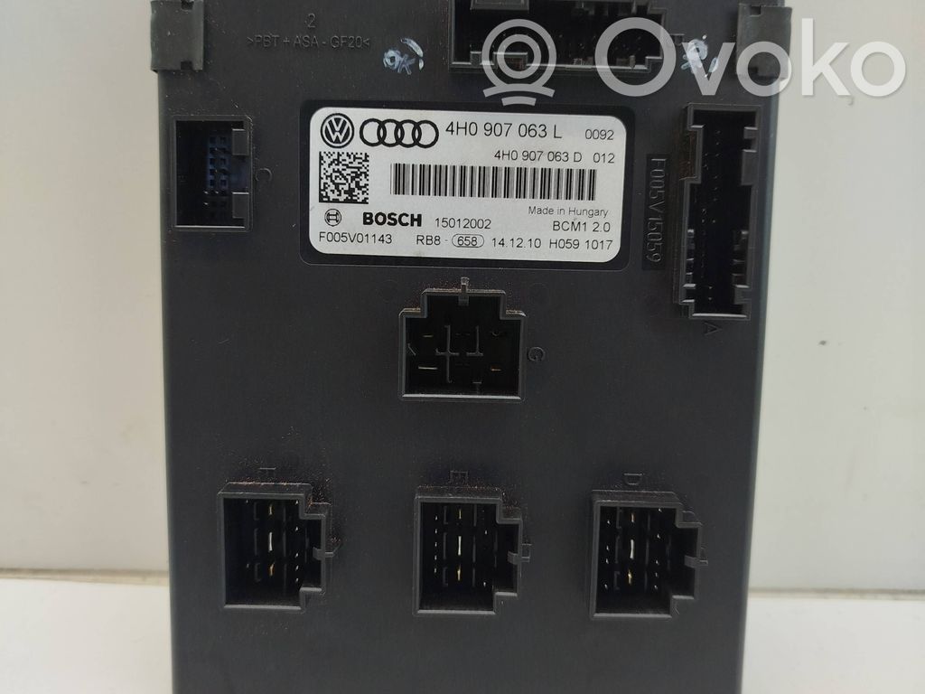 Audi A8 S8 D4 4H Moduł / Sterownik komfortu 