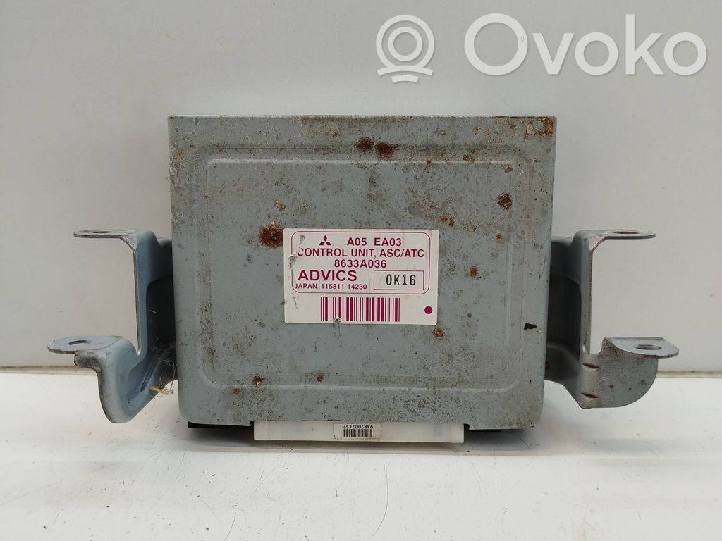 ESP (stability system) control unit   A05EA03,8633A036,11581114230