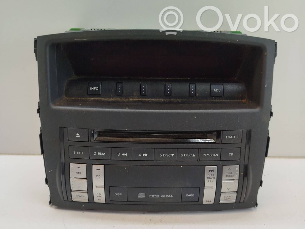 Mitsubishi Pajero Unidad delantera de radio/CD/DVD/GPS 