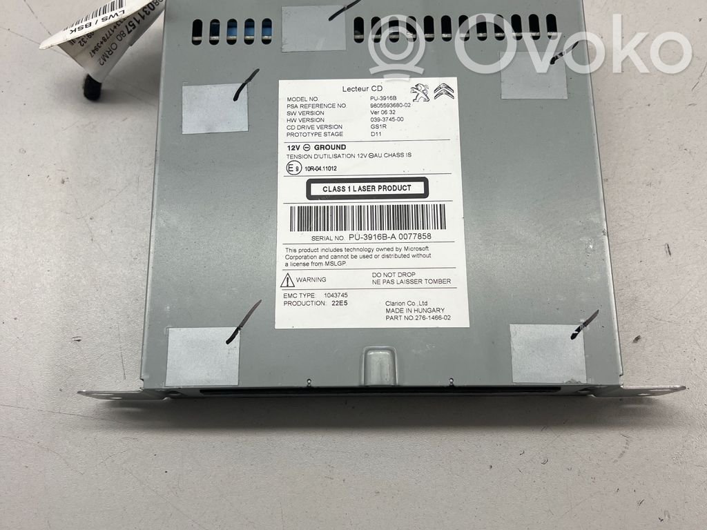 Peugeot 308 Radio / CD/DVD atskaņotājs / navigācija 