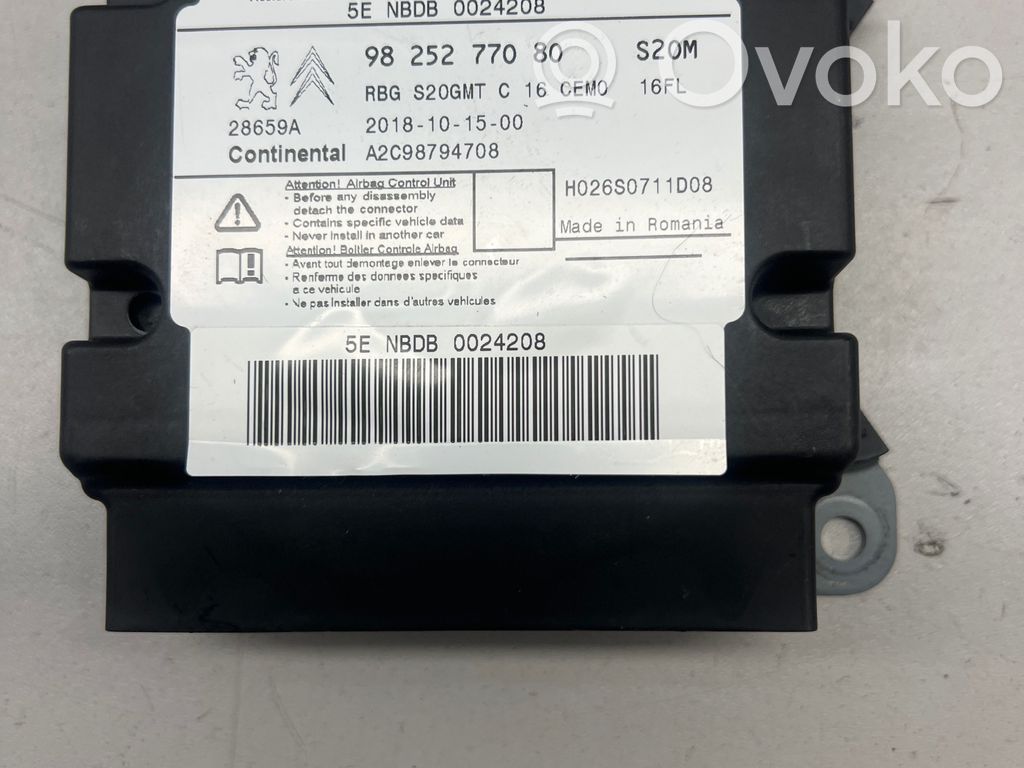 Citroen C3 Aircross Airbag control unit/module 