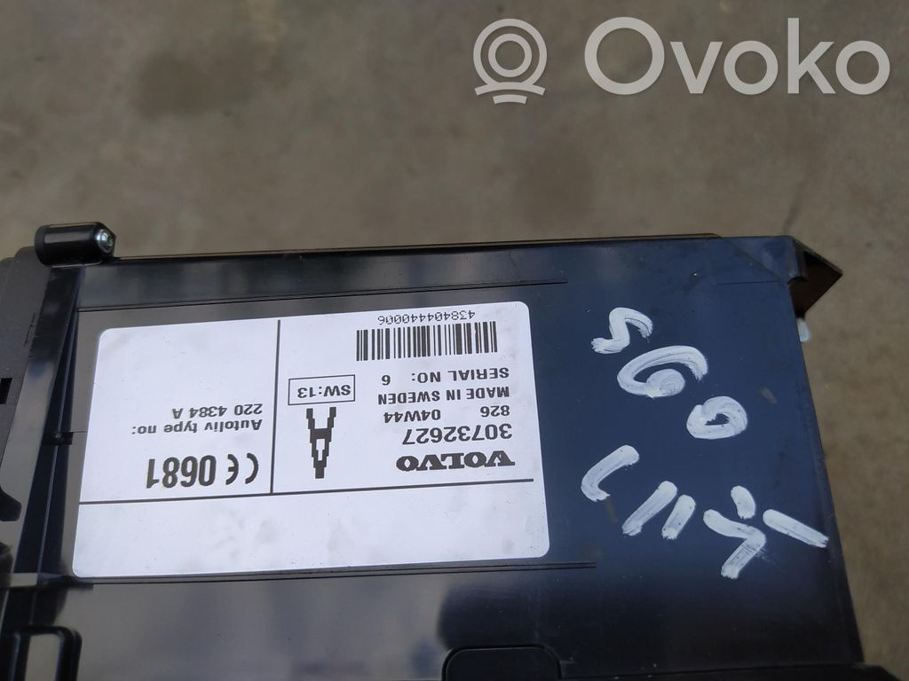 Volvo S60 Teclado del teléfono 