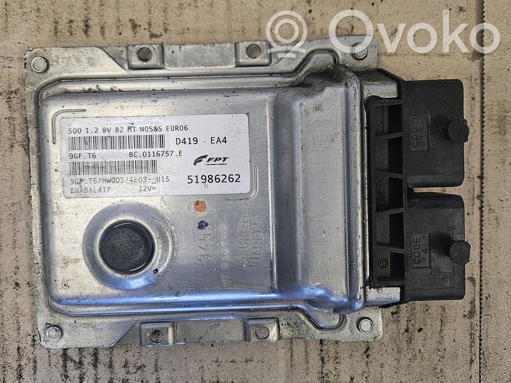 Fiat 500X Engine control unit/module ECU 