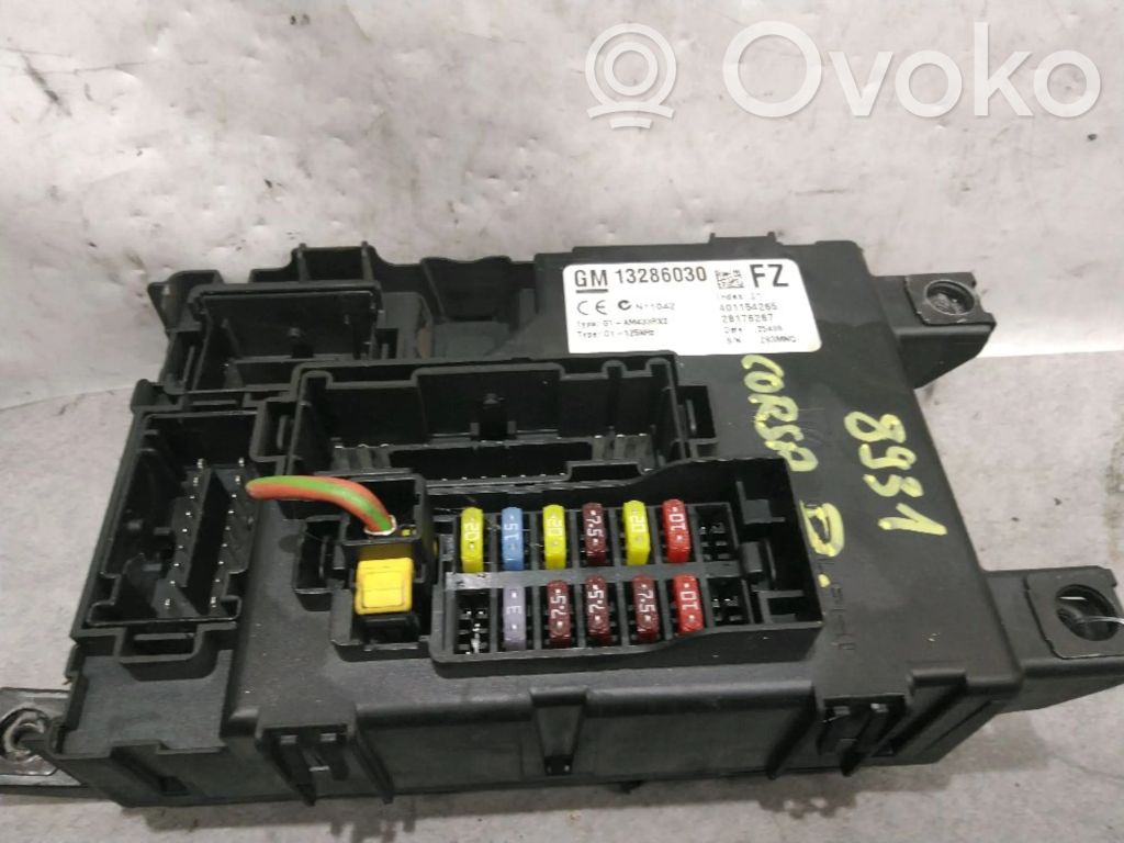 Opel Corsa D Fuse module 