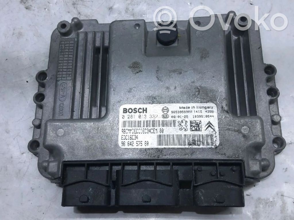 Peugeot 407 Engine control unit/module 