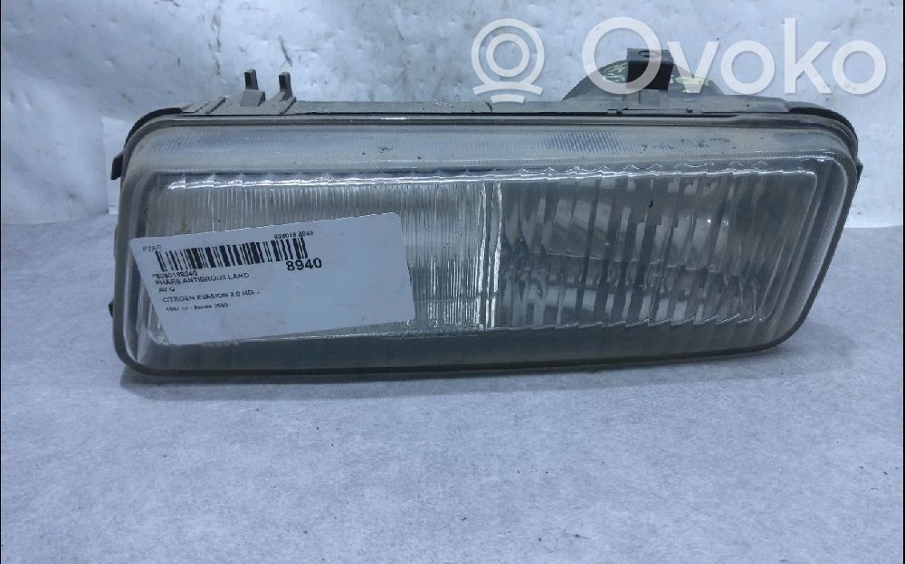 Citroen Evasion Miglas lukturis priekšā 