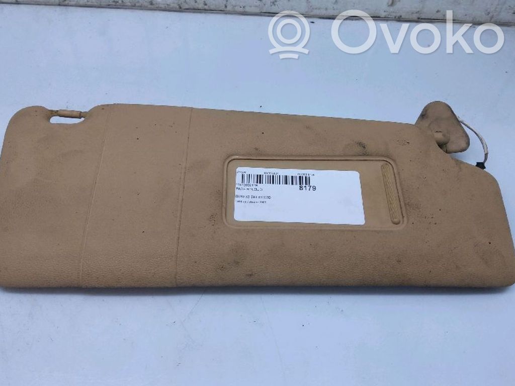 BMW X3 E83 Visera parasol 