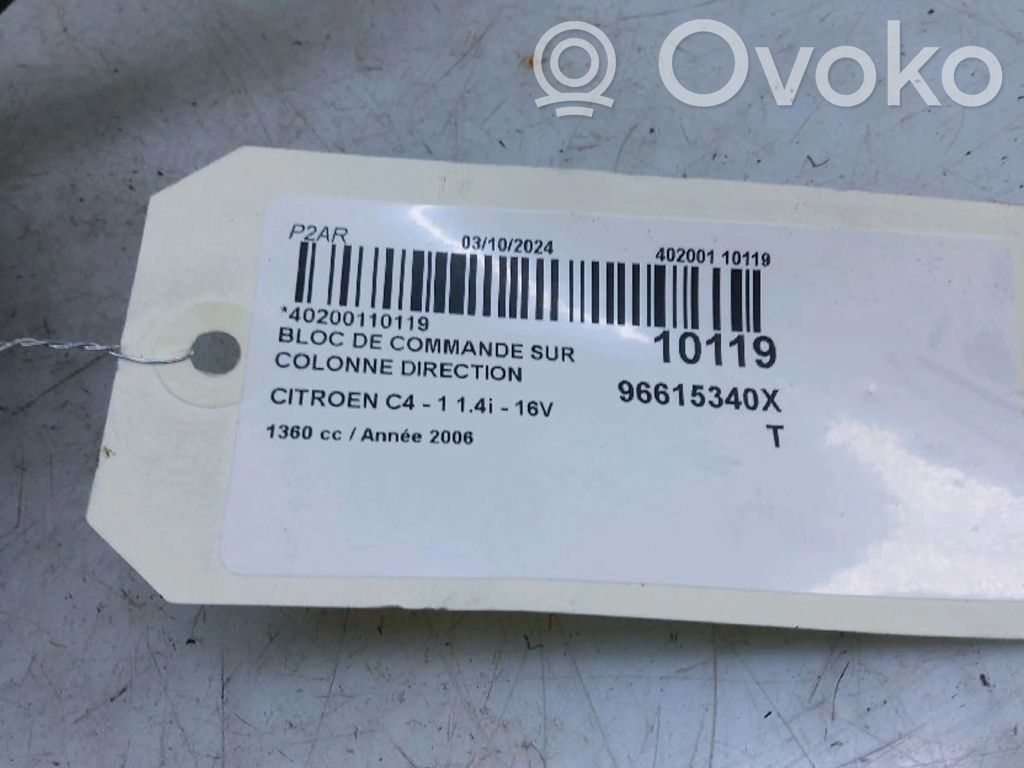 Citroen C4 I Interruptor/palanca de limpiador de luz de giro 