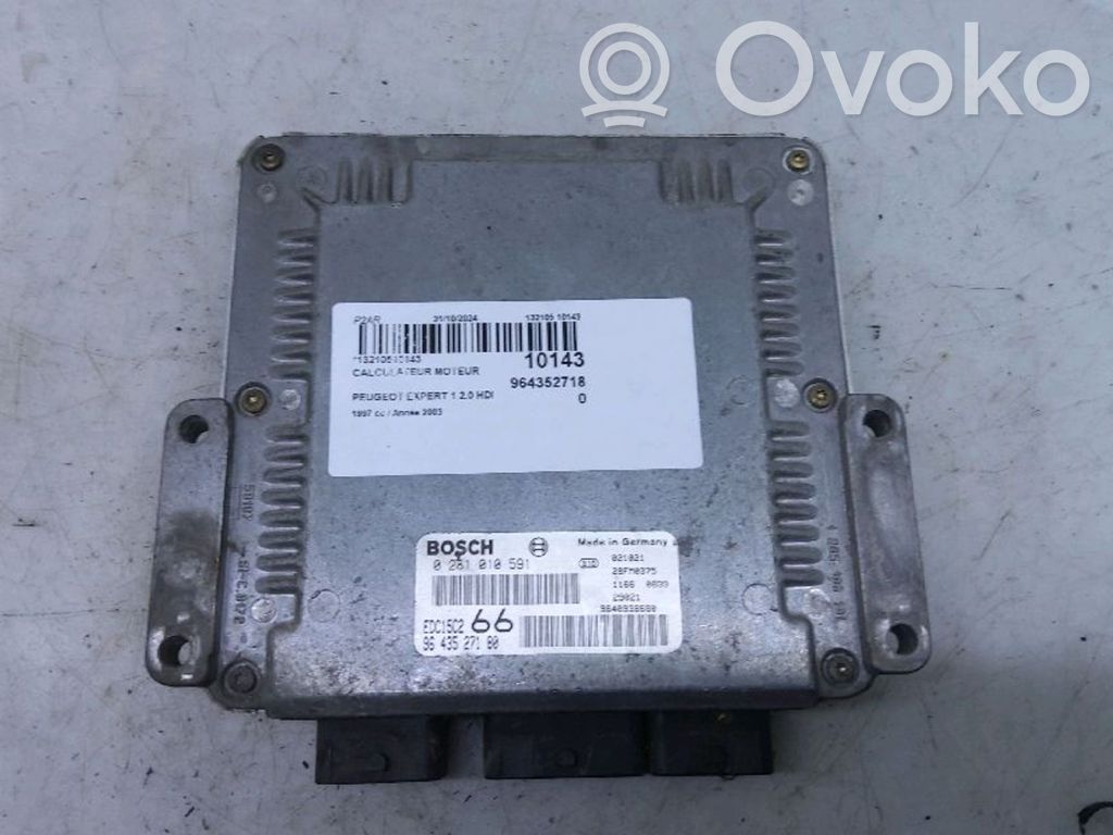Citroen Jumpy Engine control unit/module 