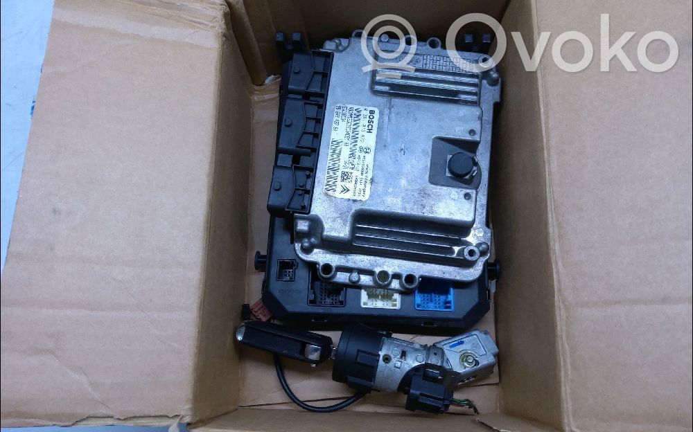 Engine ECU kit and lock set   9664843780,9664843780