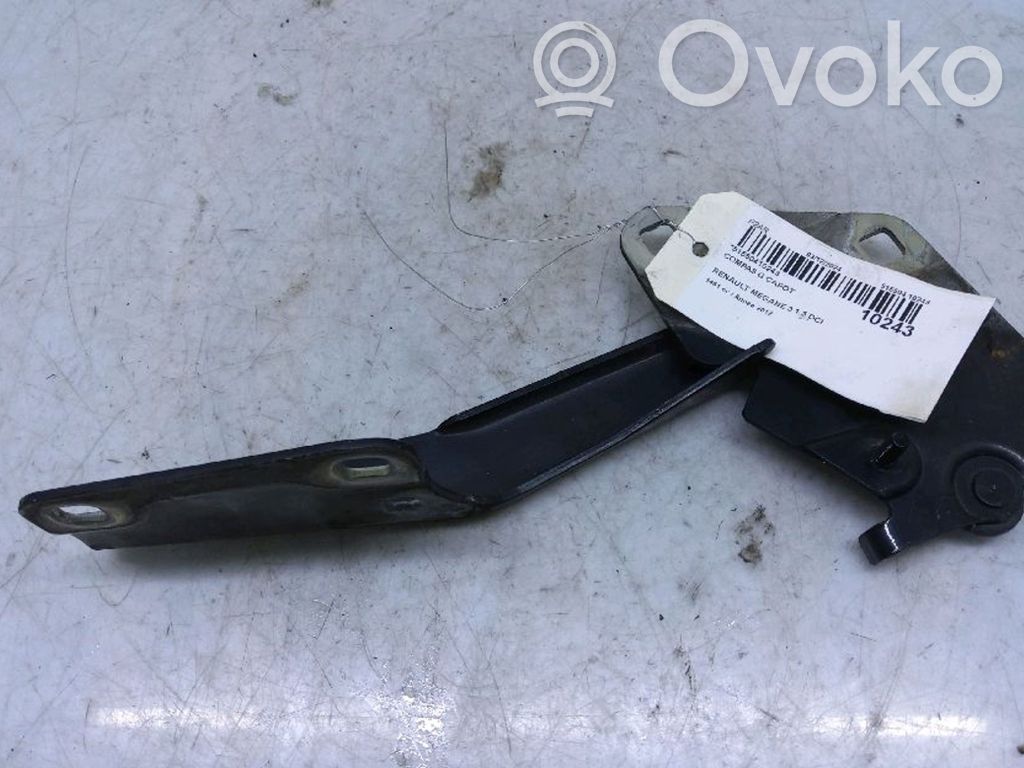 Renault Megane III Bisagras del capó/tapa del motor 