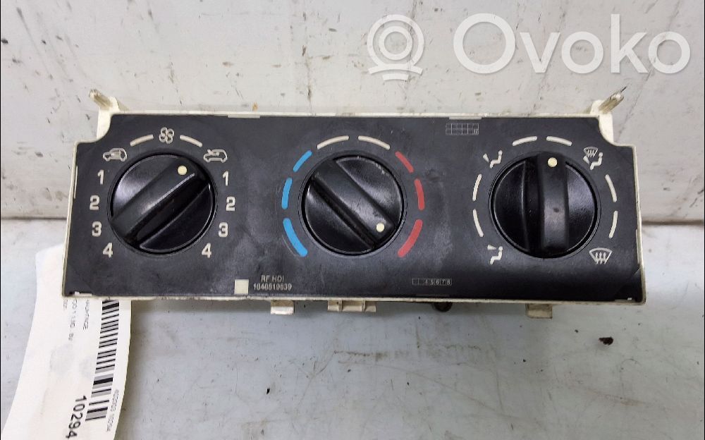 Citroen Berlingo Air conditioning/heating control unit 