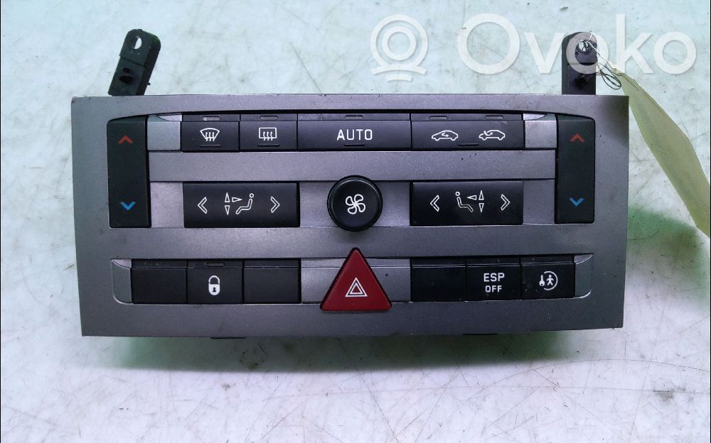 Peugeot 407 Air conditioning/heating control unit 