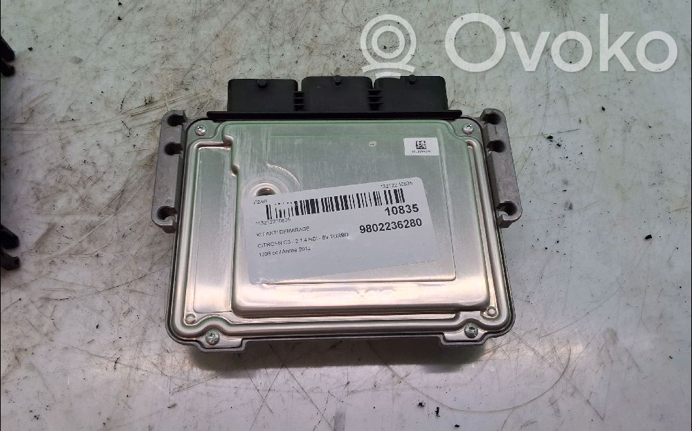 Citroen C3 Engine ECU kit and lock set 