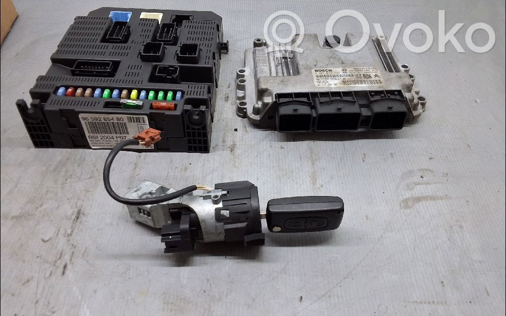 Citroen C3 Pluriel Engine ECU kit and lock set 