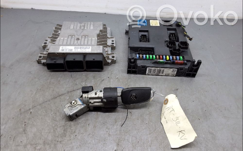 Engine ECU kit and lock set   9666571380,9666571380