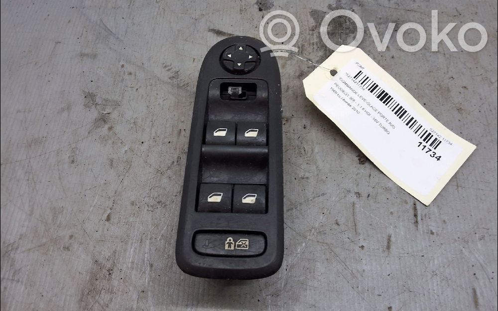 Peugeot 308 Electric window control switch 
