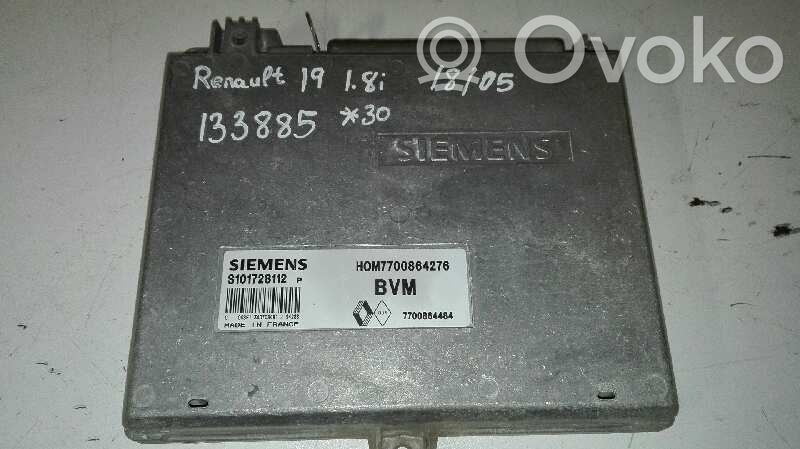 Engine control unit/module   S101728112,HOM7700864276