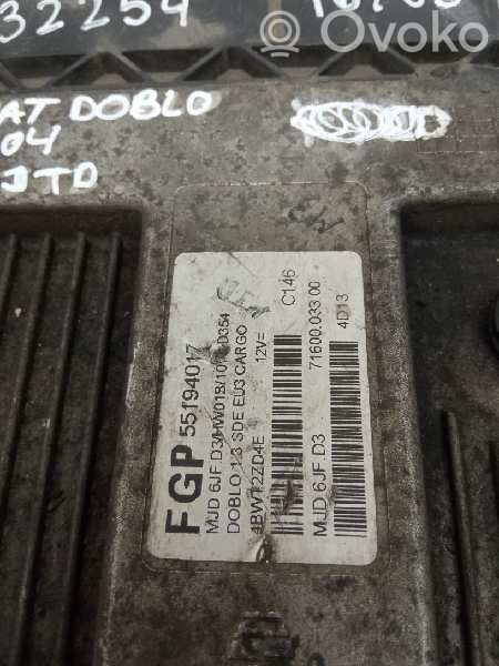 Fiat Doblo Engine control unit/module 