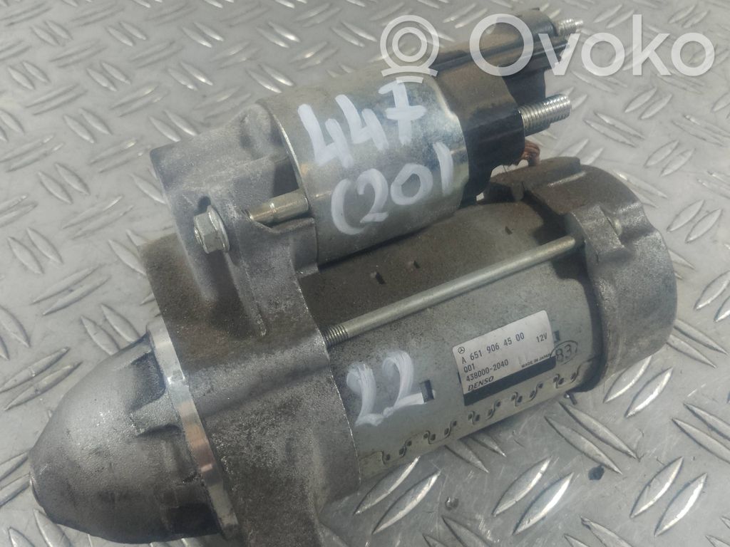 Mercedes-Benz Vito Viano W447 Motor de arranque 