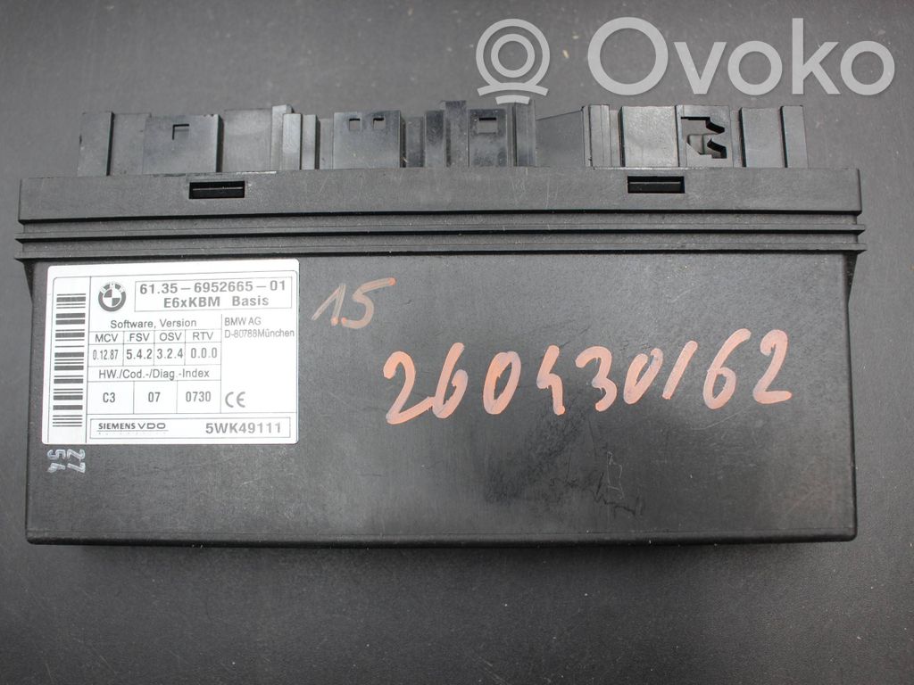 BMW 5 E60 E61 Komforta modulis 