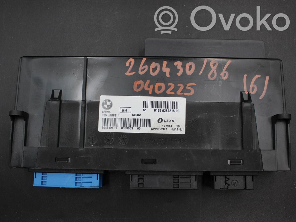 BMW X3 F25 Moduł / Sterownik komfortu 