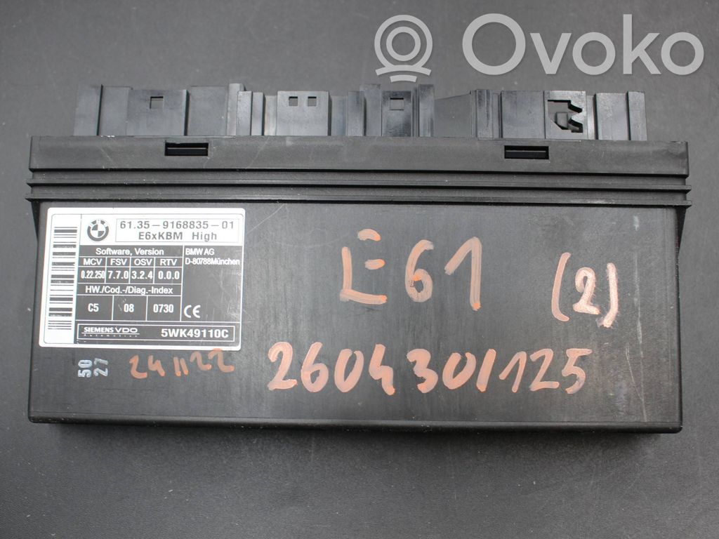 BMW 5 E60 E61 Komforto modulis 