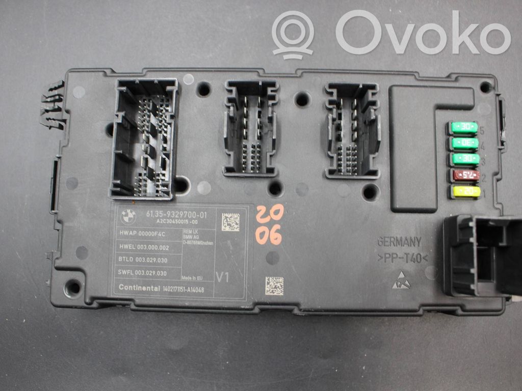 BMW 3 F30 F35 F31 Moduł / Sterownik komfortu 