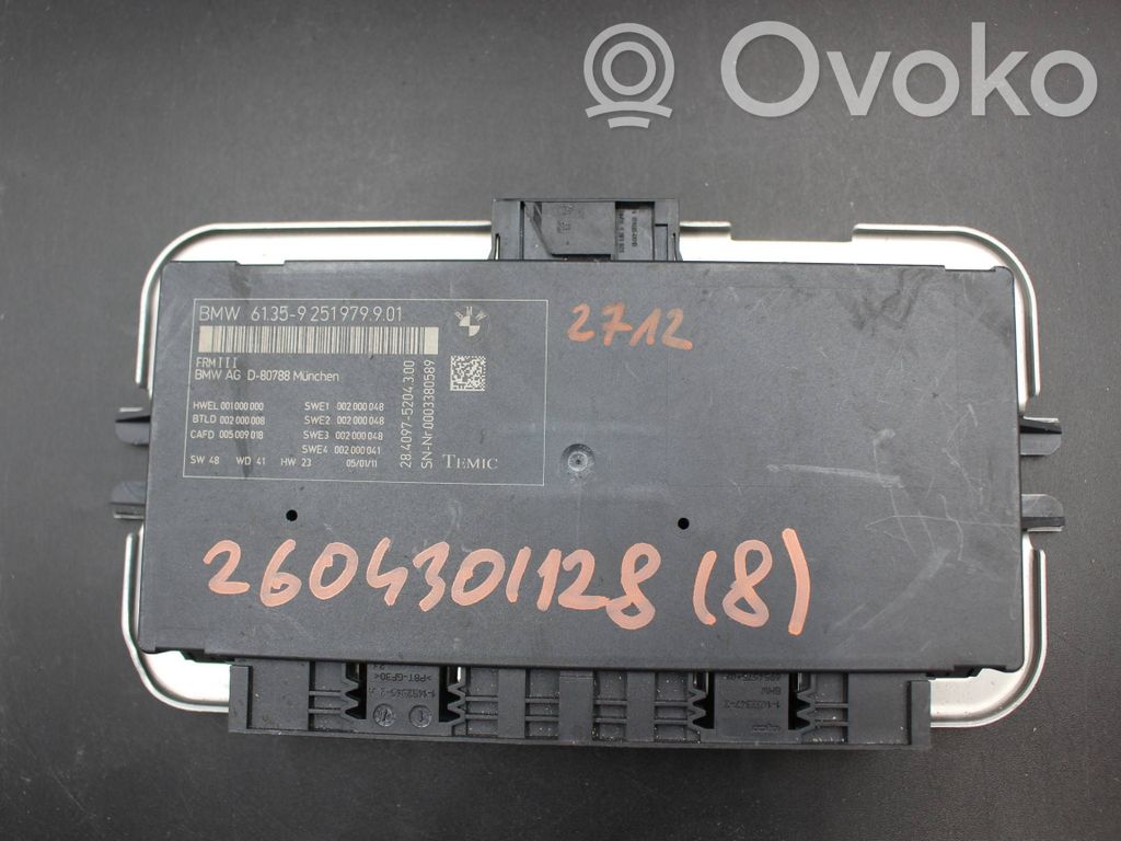 BMW X3 F25 Module d'éclairage LCM 