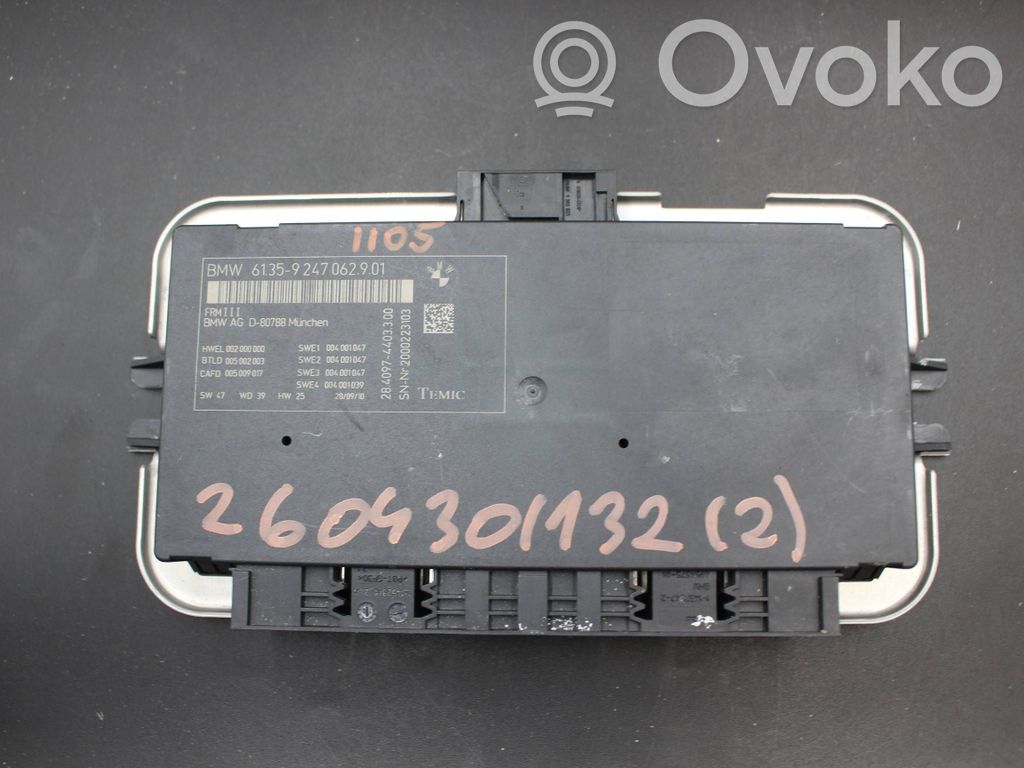 BMW 5 F10 F11 Sterownik / Moduł świateł LCM 